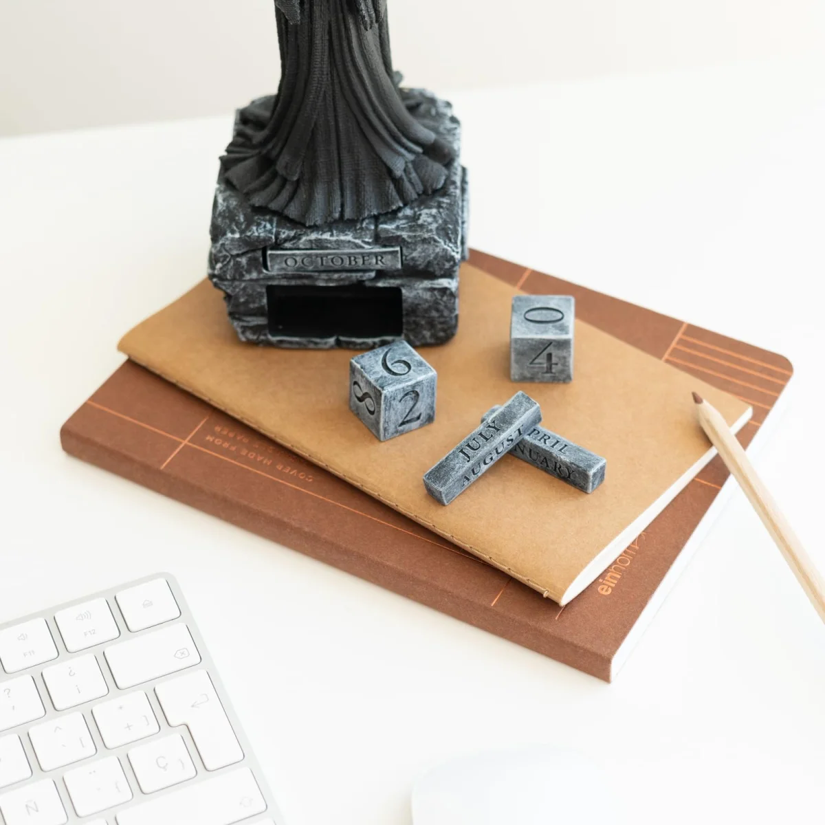 Kalendarz wieczny 3D Władca Pierścieni Nazgul 23cm żywica ręcznie malowany #zdjecie9