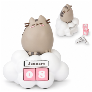 Kalendarz wieczny 3D Pusheen Purrfect Love żywica ręcznie malowany 13cm #zdjecie11
