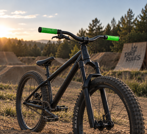 Gripy Rowerowe NS Bikes Hold Fast NSP-3915 Skręcane Klamra Zielono Czarne #zdjecie6