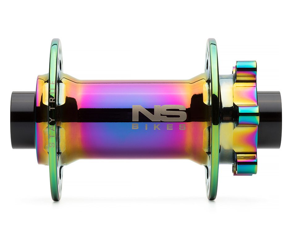 NS Bikes Piasta Przód NSP-3811 Rotary 20 Boost 110x20mm 32H Disc Oilslick #zdjecie2