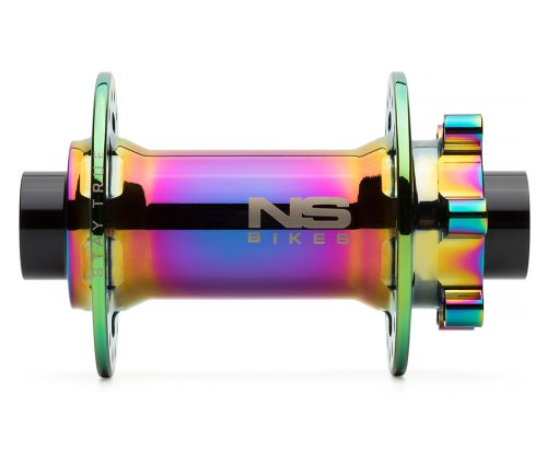 NS Bikes Piasta Przód NSP-3811 Rotary 20 Boost 110x20mm 32H Disc Oilslick #zdjecie2