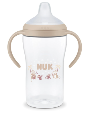 Butelka do nauki picia NUK Perfect Match 260ml 6m+ uchwyty niekapek małpka #zdjecie1