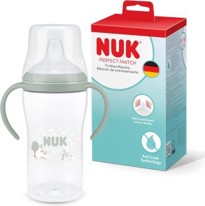 Butelka do nauki picia NUK Perfect Match 260ml 6m+ uchwyty niekapek owce #zdjecie8