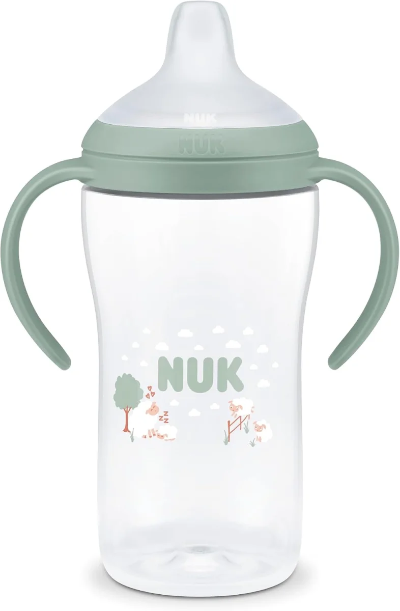 Butelka do nauki picia NUK Perfect Match 260ml 6m+ uchwyty niekapek owce #zdjecie5