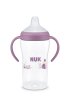 Butelka do nauki picia NUK Perfect Match 260ml 6m+ uchwyty fioletowa hipcio #zdjecie6