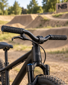 NS Bikes Grip Hold Fast NSP-3914 Chwyty Kierownicy Skręcane Black 140mm #zdjecie2