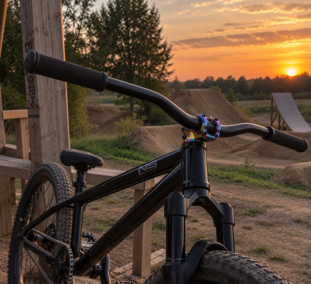 Mostek NS Bikes NSP-3407 Quantum Lite 31.8mm 45mm CNC Rainbow Tęczowy #zdjecie3