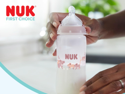 Butelka antykolkowa NUK First Choice 300ml 3m+ smoczek M koala różowa #zdjecie3