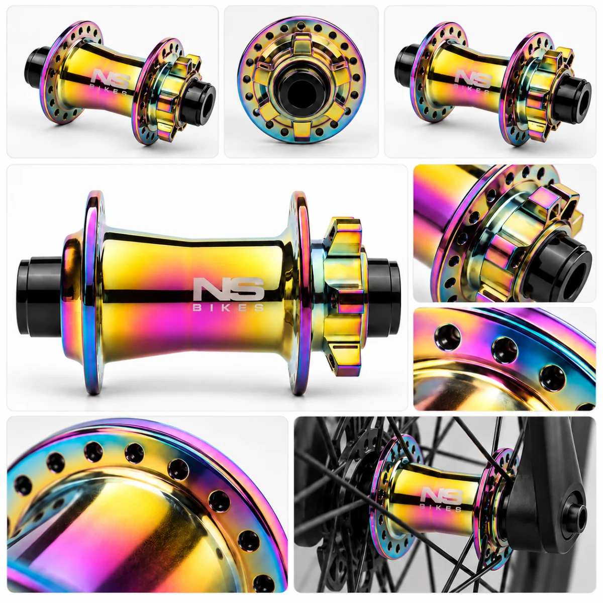 Piasta Przód NS Bikes NSP-3646 Rotary Front 20 110x20 32H Oilslick DH Dirt #zdjecie6