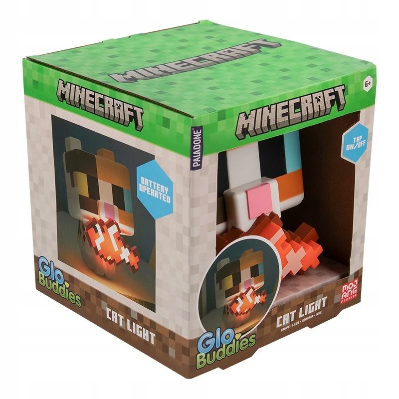 Lampka nocna Minecraft Cat GloBuddies #zdjecie3