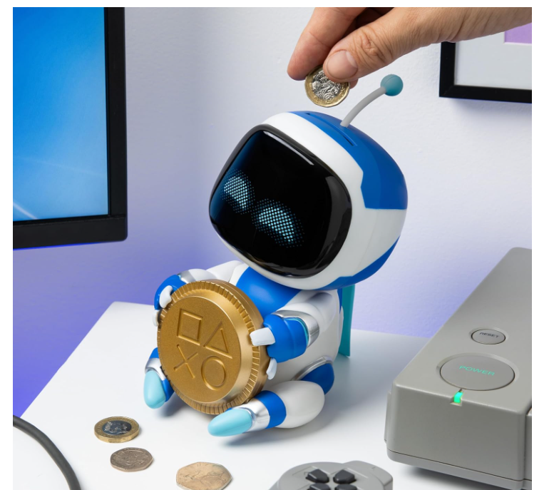 Skarbonka dla dzieci Astro Bot z dźwiękiem 18 cm PlayStation Coin Buddies #zdjecie6