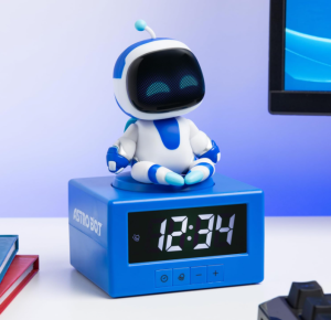 Budzik dla dzieci Astro Bot cyfrowy z lampką nocną na baterie PlayStation #zdjecie10
