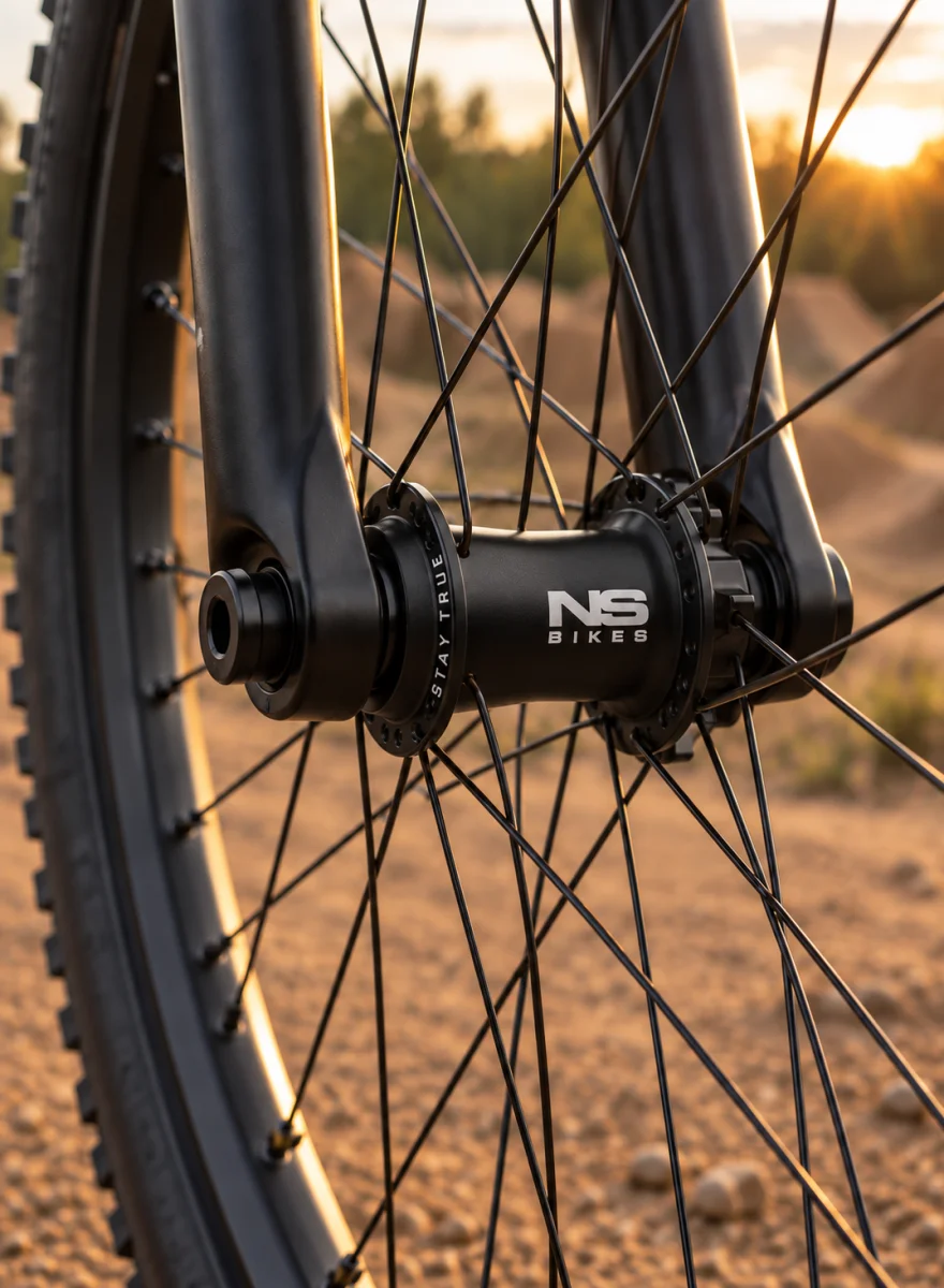 Piasta Przód NS Bikes NSP-3643 Rotary Front 100x15 32H Czarna Enduro MTB #zdjecie6