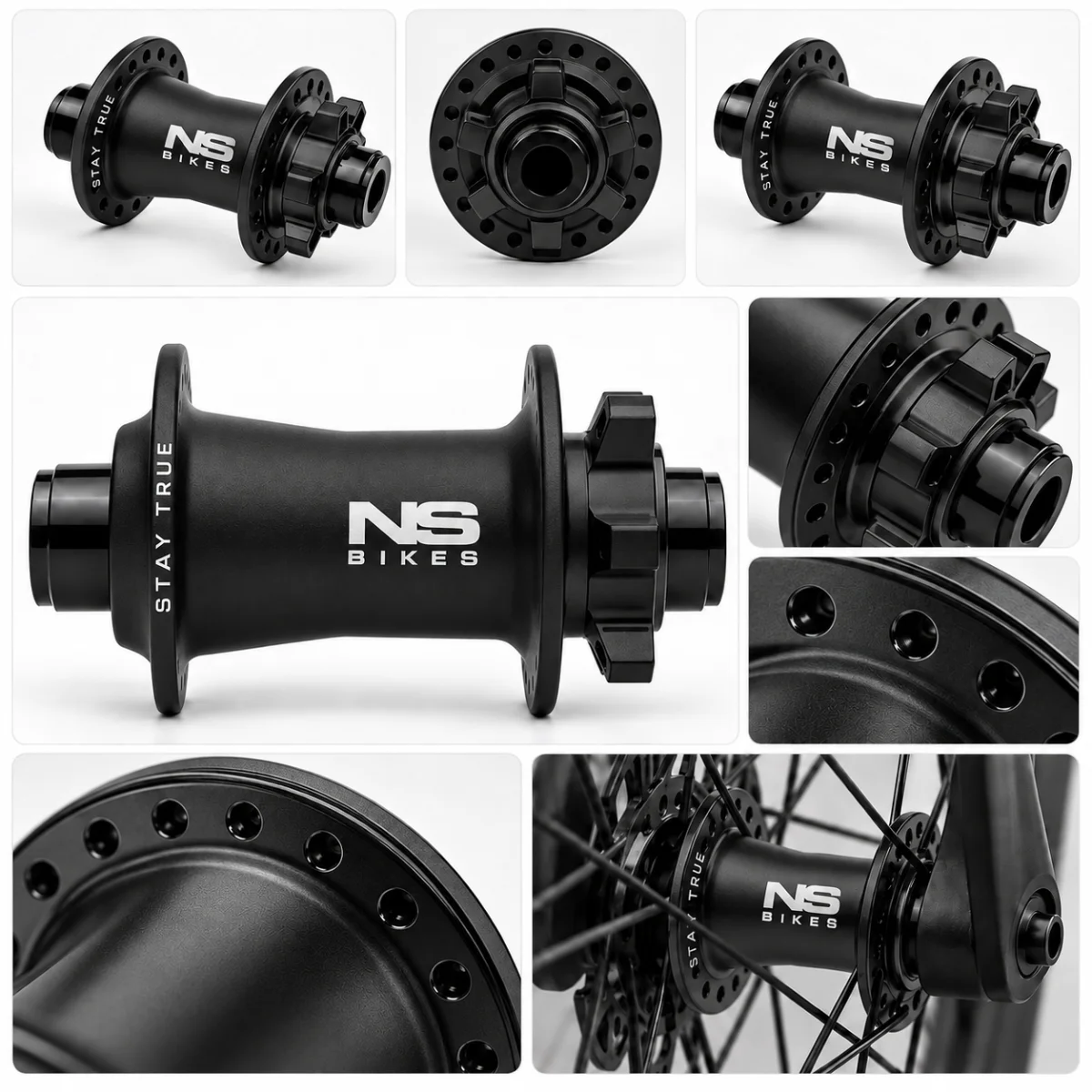 Piasta Przód NS Bikes NSP-3643 Rotary Front 100x15 32H Czarna Enduro MTB #zdjecie7