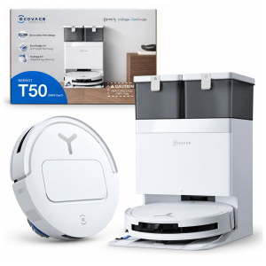Robot sprzątający z mopem Ecovacs Deebot T50 Omni Gen3 25000Pa 81mm biały #zdjecie13