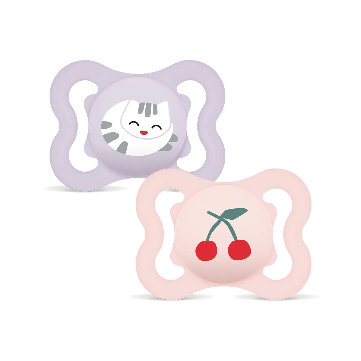 Smoczki MAM Supreme 0-6m 2szt silikon SkinSoft ortodontyczne pudełko kot #zdjecie4