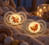 Smoczki MAM Perfect Night 16m+ 2szt świecące silikon pudełko zając kurka #zdjecie3