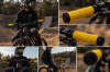 Gripy Rowerowe NS Bikes Hold Fast VEX III Żółte Yellow Obejmy Lock-On DJ #zdjecie5