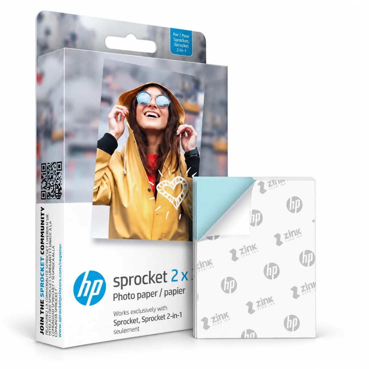 Papier HP ZINK 2x3 50 arkuszy do HP Sprocket samoprzylepny błyszczący #zdjecie10