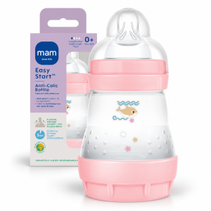 Butelka antykolkowa dla niemowląt MAM Easy Start 160ml 0m+  różowa #zdjecie4