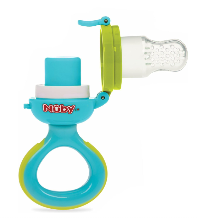Gryzak do owoców Nuby Twist n Feed silikonowy dozownik nauka jedzenia 10m+ #zdjecie2