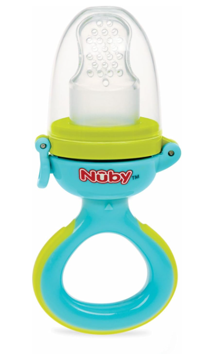 Gryzak do owoców Nuby Twist n Feed silikonowy dozownik nauka jedzenia 10m+ #zdjecie3