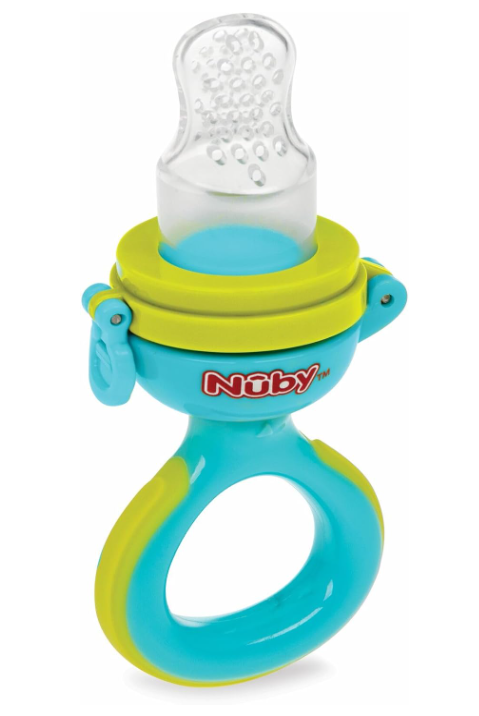 Gryzak do owoców Nuby Twist n Feed silikonowy dozownik nauka jedzenia 10m+ #zdjecie5