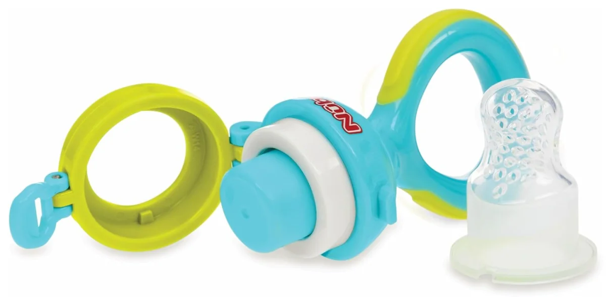 Gryzak do owoców Nuby Twist n Feed silikonowy dozownik nauka jedzenia 10m+ #zdjecie7
