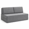 Sofa Rozkładana Materac Składany 140x200 Piankowy dla Gości Kanapa Fotel #zdjecie5