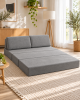 Sofa Rozkładana Materac Składany 140x200 Piankowy dla Gości Kanapa Fotel #zdjecie1