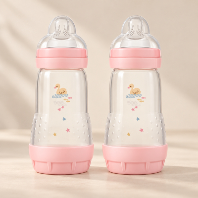 Butelka antykolkowa dla niemowląt MAM Easy Start 260 ml 2m+ 2 szt. różowa #zdjecie7