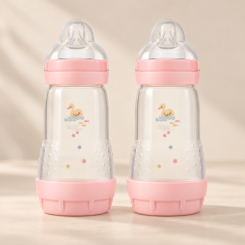 Butelka antykolkowa dla niemowląt MAM Easy Start 260 ml 2m+ 2 szt. różowa #zdjecie7