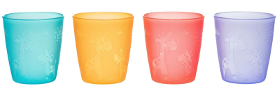 Kubek dla dziecka nietłukący NIP 4 szt. 250 ml  bez BPA Germany 12m+ #zdjecie2