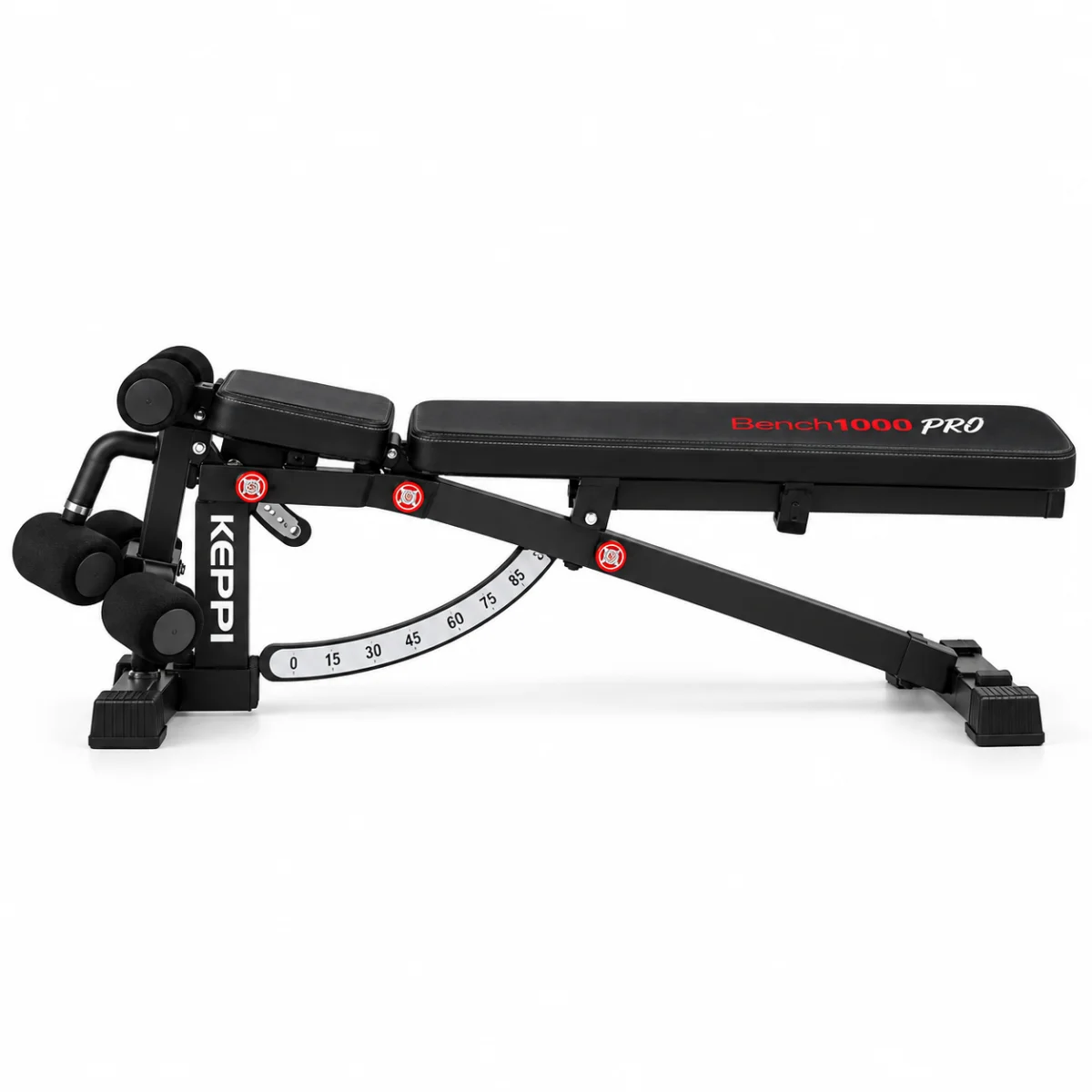 Ławka Treningowa Regulowana KEPPI Bench1000 Pro do 600kg Skośna Płaska #zdjecie2