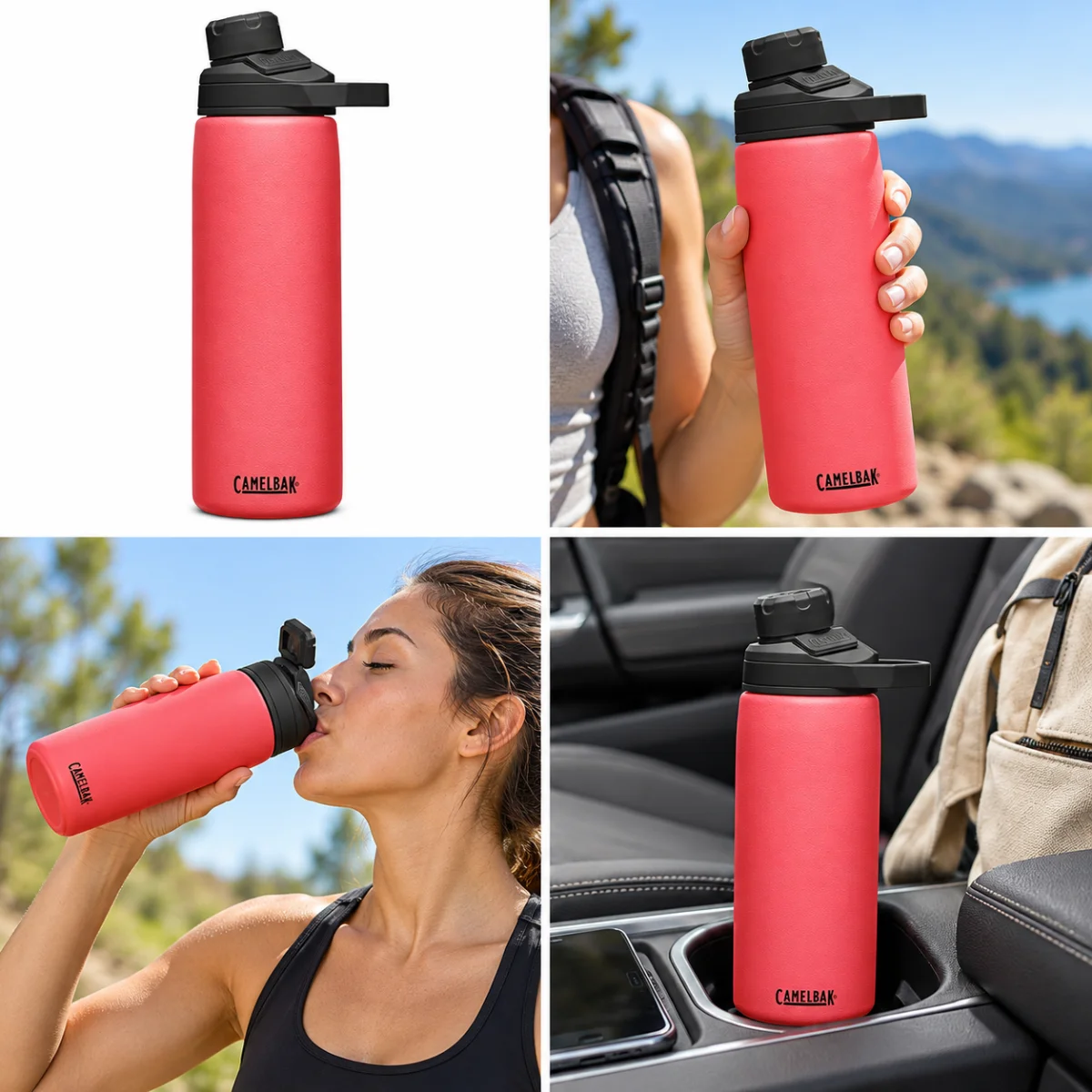 Butelka Termiczna CamelBak Chute Mag 600ml Stalowa Bidon Termos Próżniowy #zdjecie9