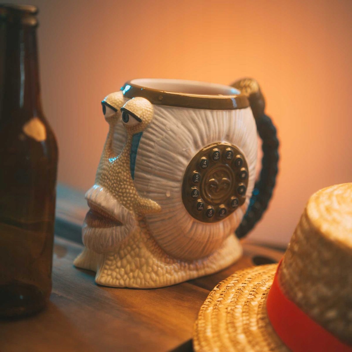 Kufel do piwa 3D One Piece Den Den Mushi Grupo Erik 800 ml Netflix prezent #zdjecie7