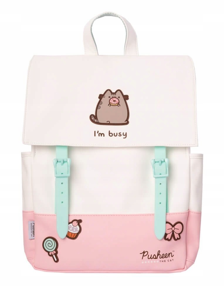 Plecak szkolny Pusheen Rose Collection Grupo Erik różowy z kotem kawaii #zdjecie1