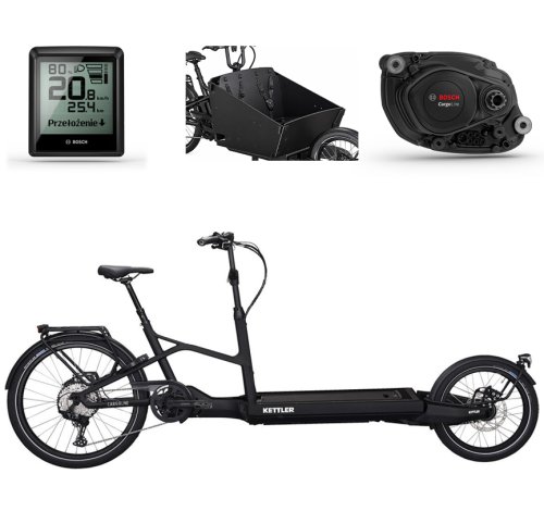 Rower elektryczny cargo KETTLER CARGOLINE BOSCH 85Nm 750Wh HT-800 #zdjecie1