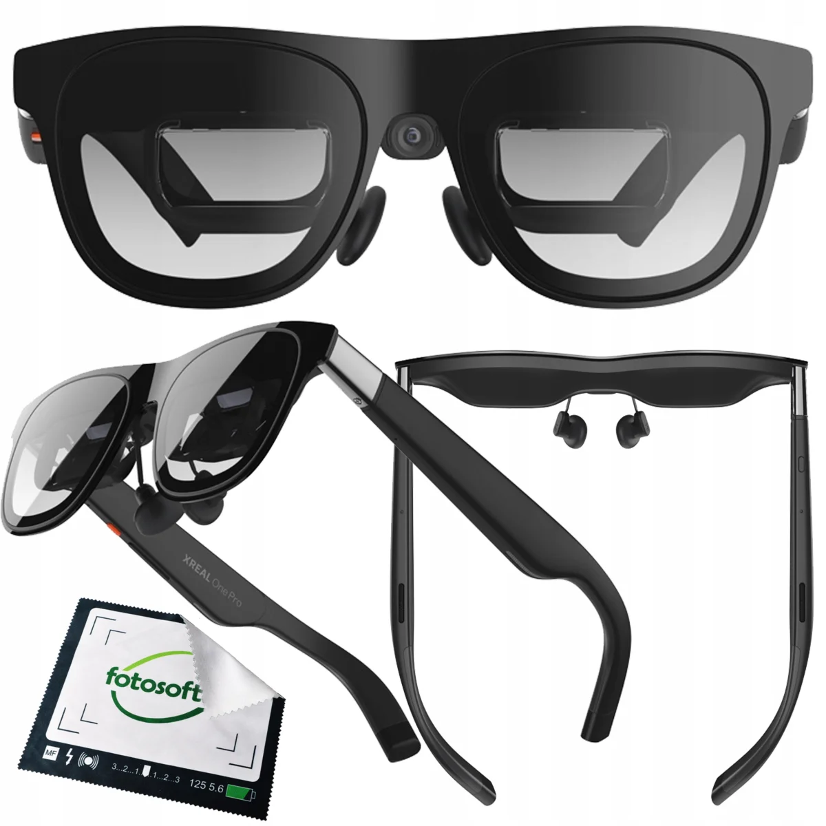 Okulary AR XREAL One Pro Czarny Rozmiar L Micro-OLED 120Hz USB-C Ekran Kinowy #zdjecie1