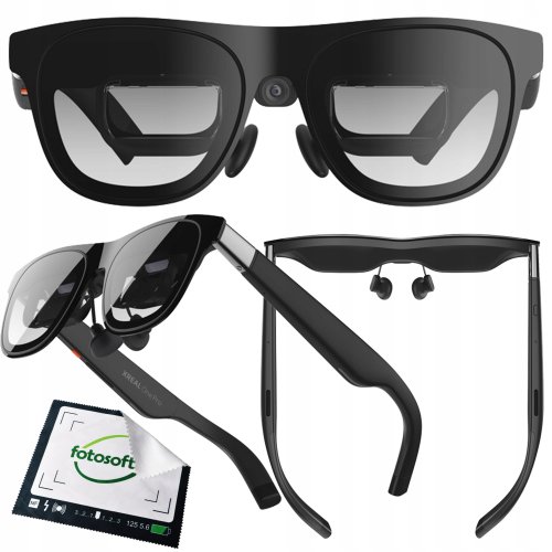 Okulary AR XREAL One Pro Czarny Rozmiar L Micro-OLED 120Hz USB-C Ekran Kinowy #zdjecie1