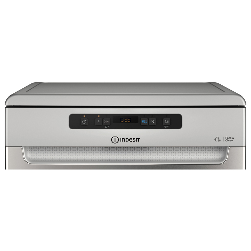 Zmywarka Wolnostojąca Indesit D2F HD624 AS 60cm 14 Kpl Srebrna Cicha 44dB #zdjecie1