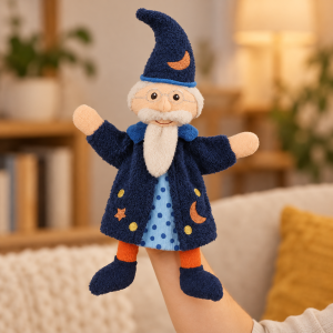 Pacynka na Dłoń Czarodziej Sterntaler 32 cm Pluszowa Zabawa w Teatr 0+ #zdjecie7