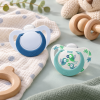 NUK Star Smoczki Uspokajające 6-18m Silikonowe Blue Birds 2-pak z Pudełkiem #zdjecie5