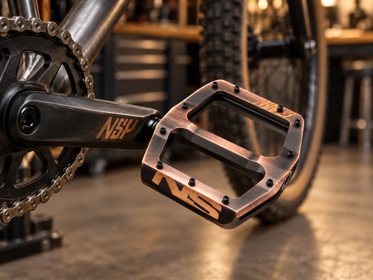 Pedały Platformowe NS Bikes Radiance Oil Rub Łożyska Maszynowe NSP-3602 #zdjecie3