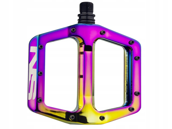 Pedały Platformowe NS Bikes Radiance PVD Rainbow Maszynowe CNC NSP-3401 #zdjecie2