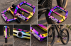 Pedały Platformowe NS Bikes Radiance PVD Rainbow Maszynowe CNC NSP-3401 #zdjecie5