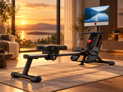 Wioślarz Magnetyczny YESOUL R1 Plus Ekran 21.5" Smart Składany 100 Poziomów #zdjecie11