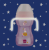 Kubek niekapek MAM Trainer+ Night 220 ml 4m+ z ustnikiem świecące uchwyty #zdjecie5