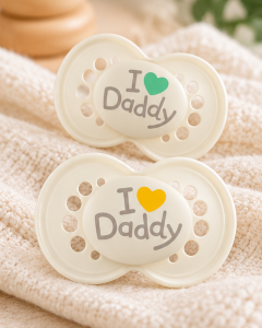 Smoczek Uspokajający MAM Original 6-16m Silikon 2 szt. I Love Daddy Box #zdjecie2
