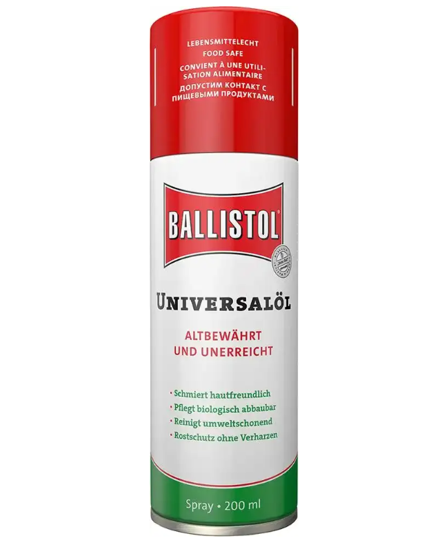 Olej uniwersalny czyszczący antykorozyjny konserwujący Ballistol 200 ml